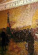 Carl Larsson skolungdomens korum pa ladugardsgarde Spain oil painting artist